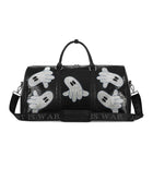 WNTD Alligator Ghost Gem Duffle Bag Black