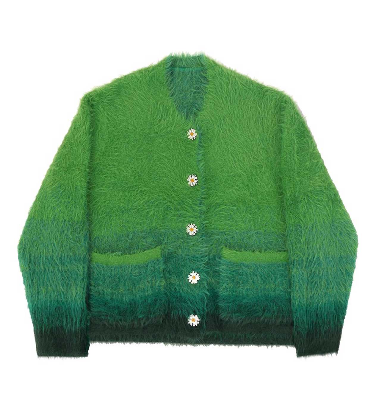 WNTD Mohair Cardigan Green – Restock AR