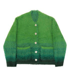 WNTD Mohair Cardigan Green