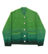 WNTD Mohair Cardigan Green