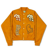 WNTD Varsity Bomber Jacket Yellow