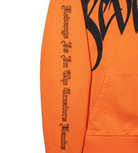 Revenge Xxxtentacion Kill Hoodie Orange Close Up