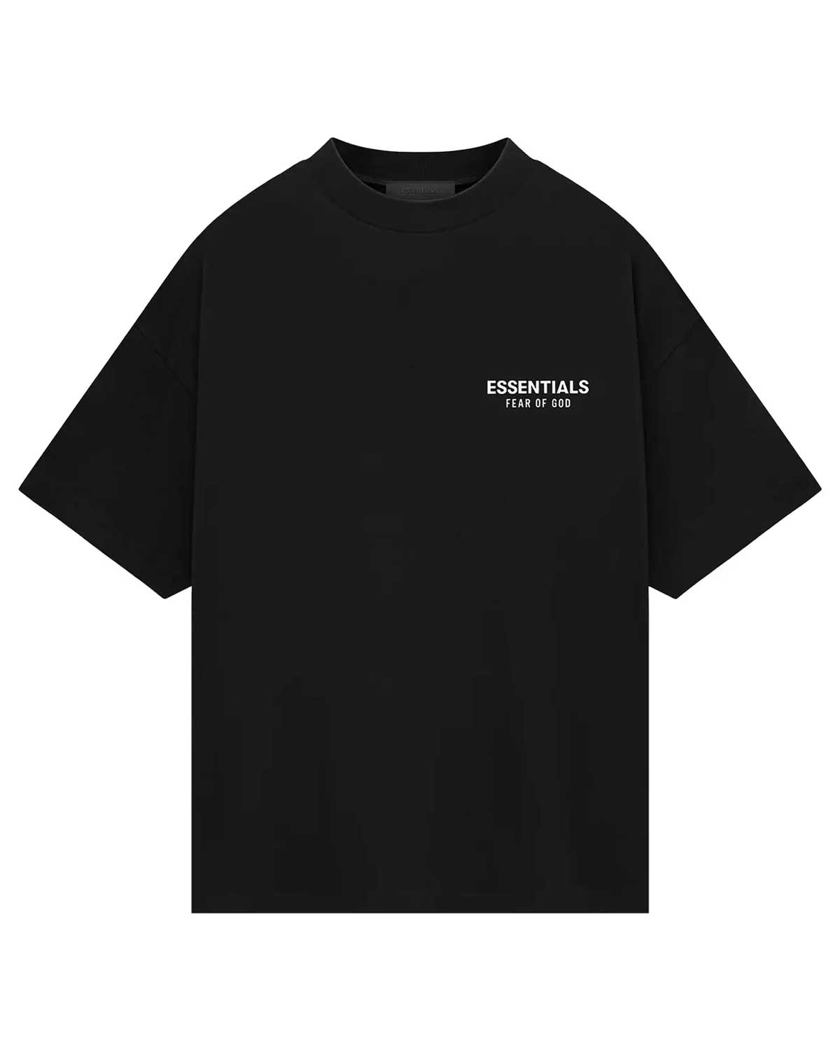 Essentials Stretch Limo Velvet Black Tee | Restock AR