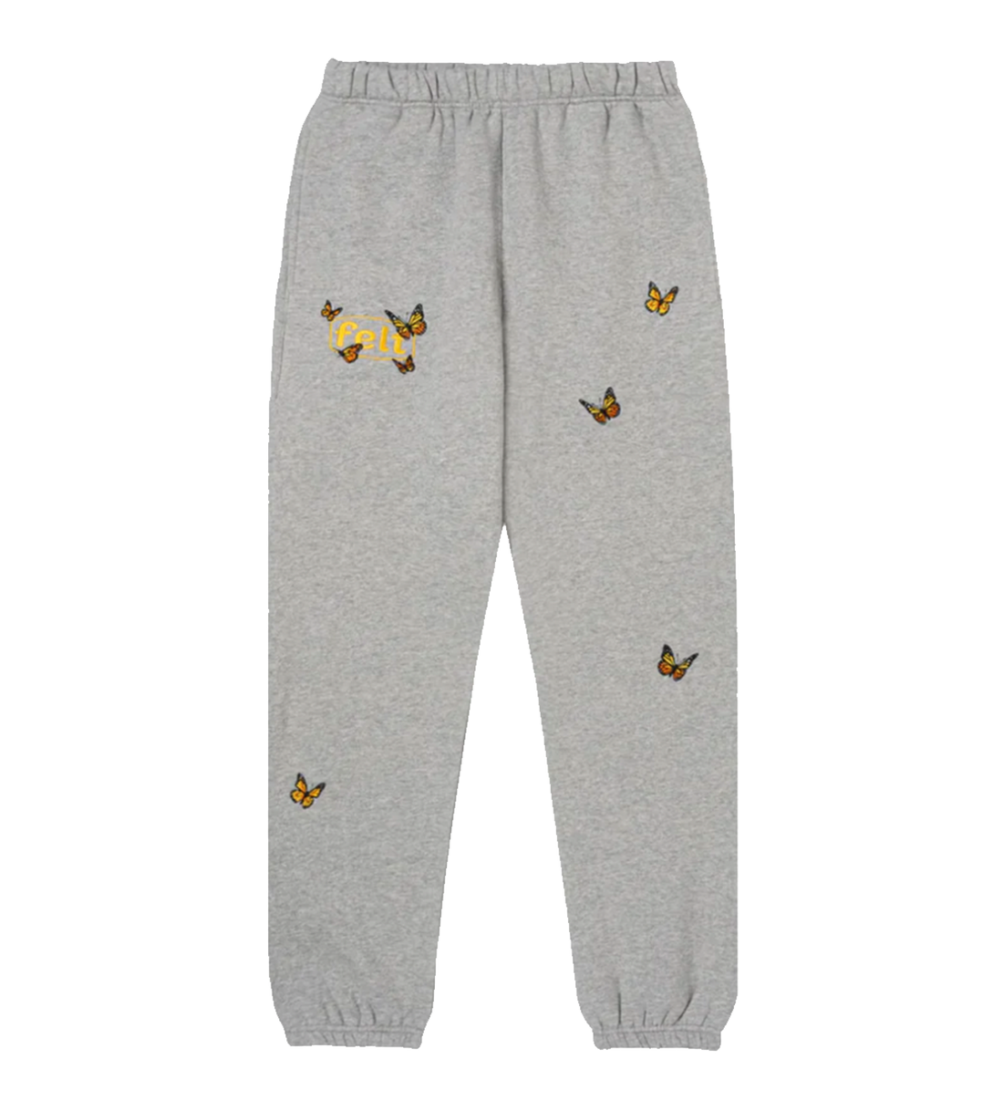 Butterfly Fleece Sweatpants Grey