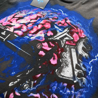 graphic print & embroidery