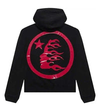 Hellstar Sports Logo Hoodie Black/Red back view