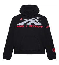 Hellstar Sports Logo Hoodie Black/Red front view