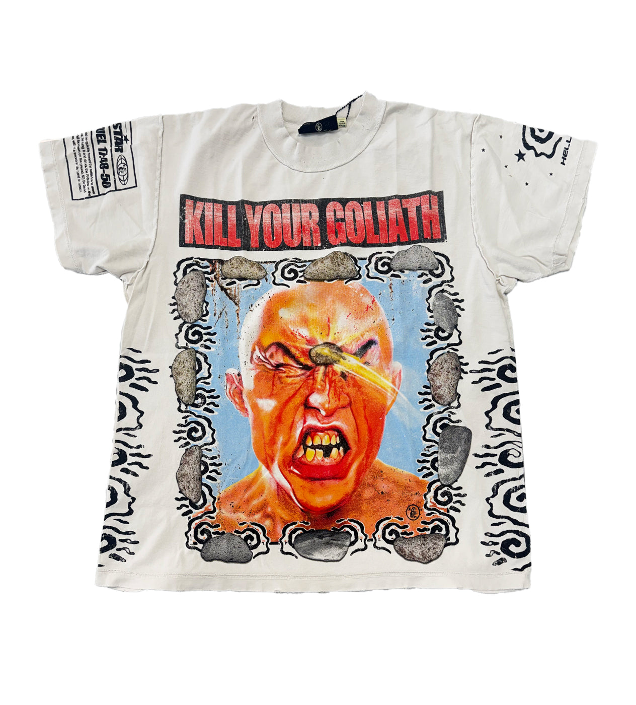 Hellstar Kill Your Goliath Tee White *ComplexCon Exclusive