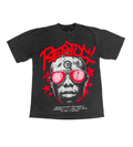 Restock AR 'Face' Slate Grey Tee