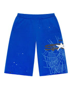Sp5der Heavy Web Long Shorts Tory Blue