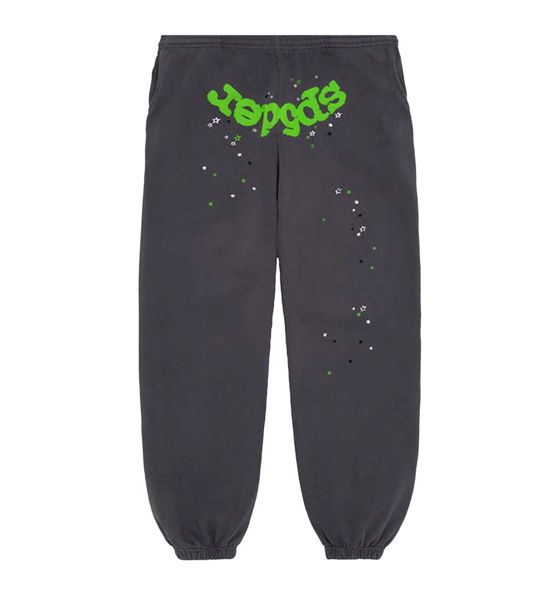 Product Image Of Sp5der Classic Sweatpants Slate Grey Front View