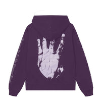 Revenge Xxxtentacion Lightning Hoodie Purple Back View