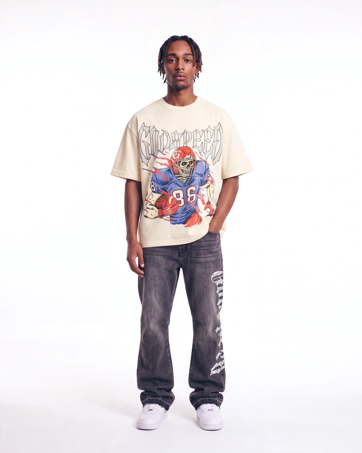 Godspeed Endzone Tee Bone