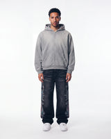 Bravest Studios Sapphire Zip Up Hoodie Heather Grey