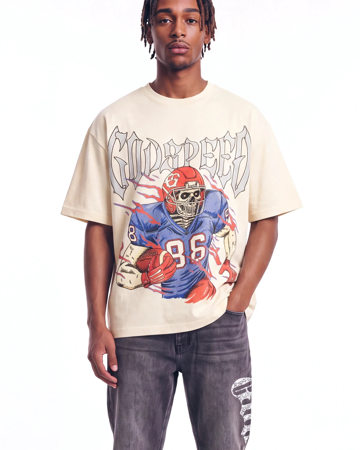 Godspeed Endzone Tee Bone