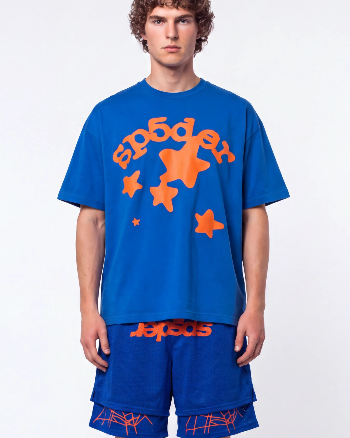 Sp5der Beluga Tee Blue