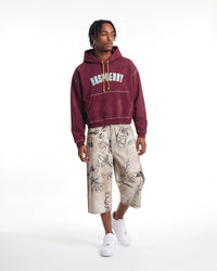 GV Gallery Vando Pullover Hoodie Burgundy