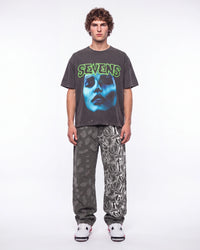 Triple Sevens Tears Tee Black