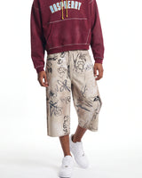 HMDD Banksy Shorts Cream