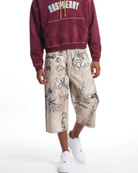 HMDD Banksy Shorts Cream