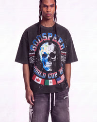 Godspeed Planet Futbol Tee Black