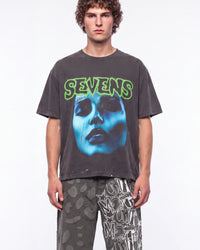 Triple Sevens Tears Tee Black