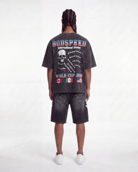 Godspeed Planet Futbol Tee Black