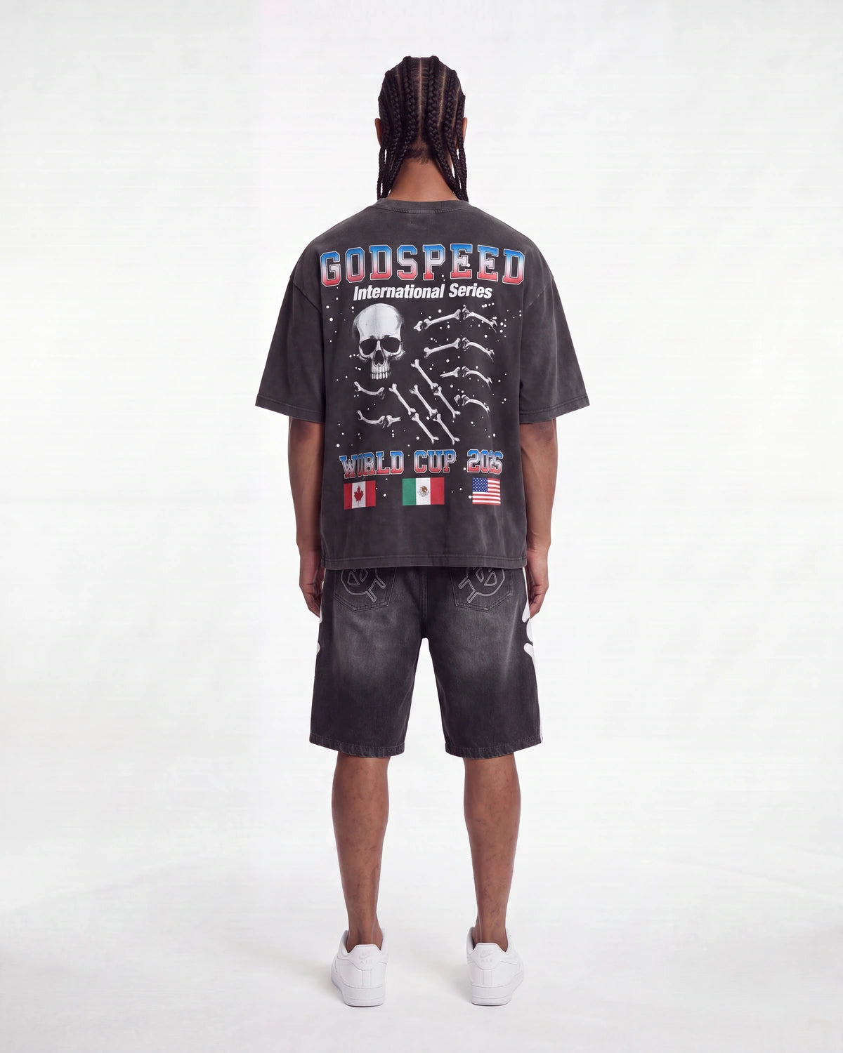 Godspeed Planet Futbol Tee Black