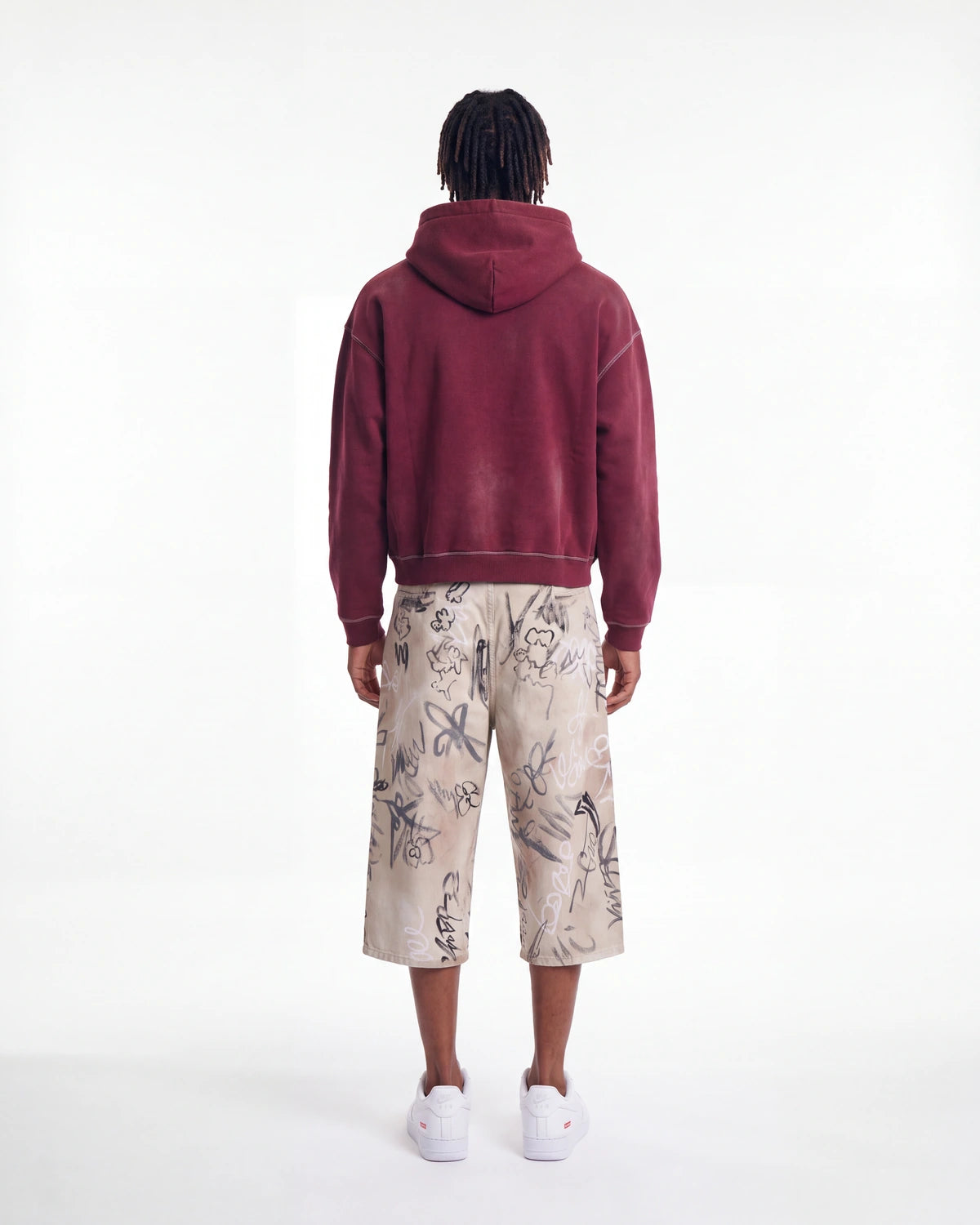 HMDD Banksy Shorts Cream