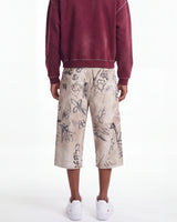 HMDD Banksy Shorts Cream