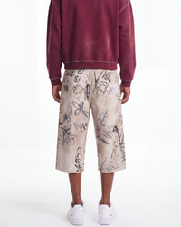 HMDD Banksy Shorts Cream