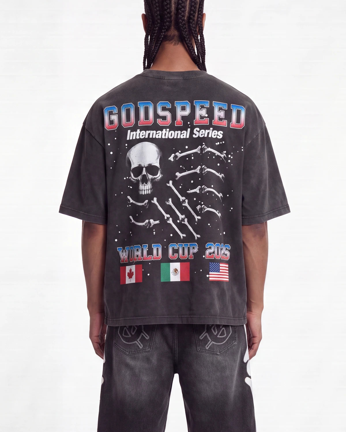Godspeed Planet Futbol Tee Black