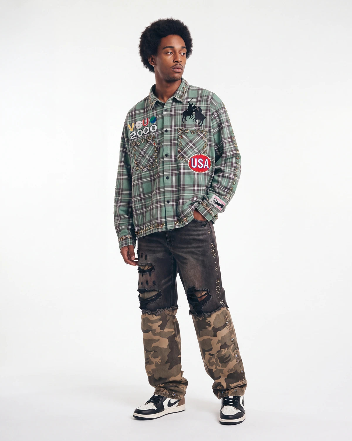 Vale Forever Armor Camo Denim Black