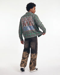 Vale Forever Jade Flannel Green