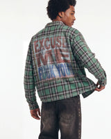 Vale Forever Jade Flannel Green