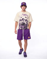 Godspeed Regatta Zip Shorts Purple/Gold