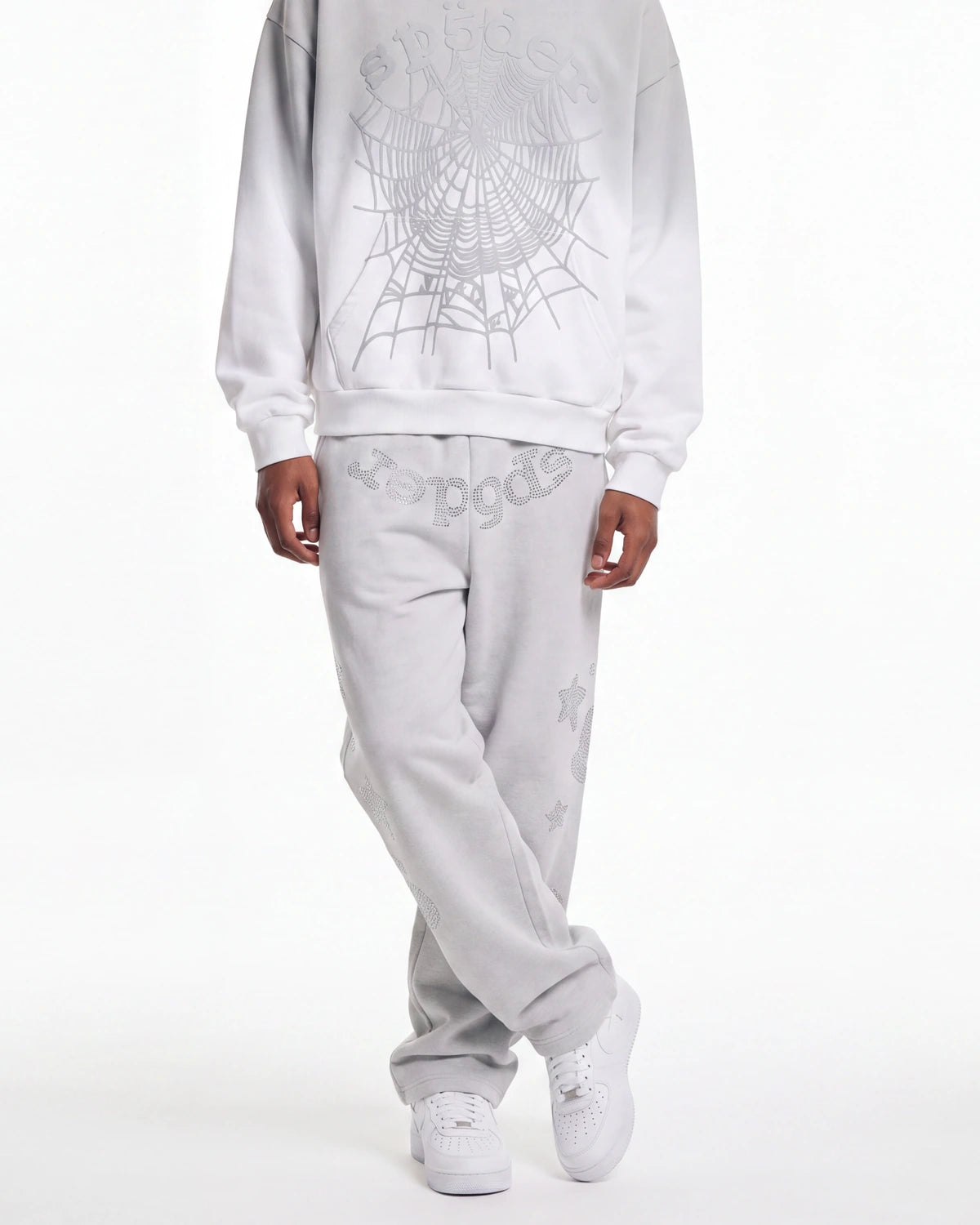 Sp5der OG Web V2 Ombré Sweatpants Sports Grey