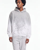 Sp5der OG Web Ombré Hoodie Sport Grey