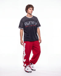 Vale Forever Lego Sweatpants Cherry Red
