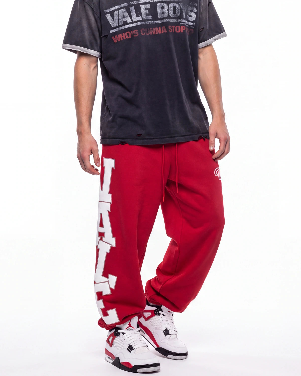 Vale Forever Lego Sweatpants Cherry Red