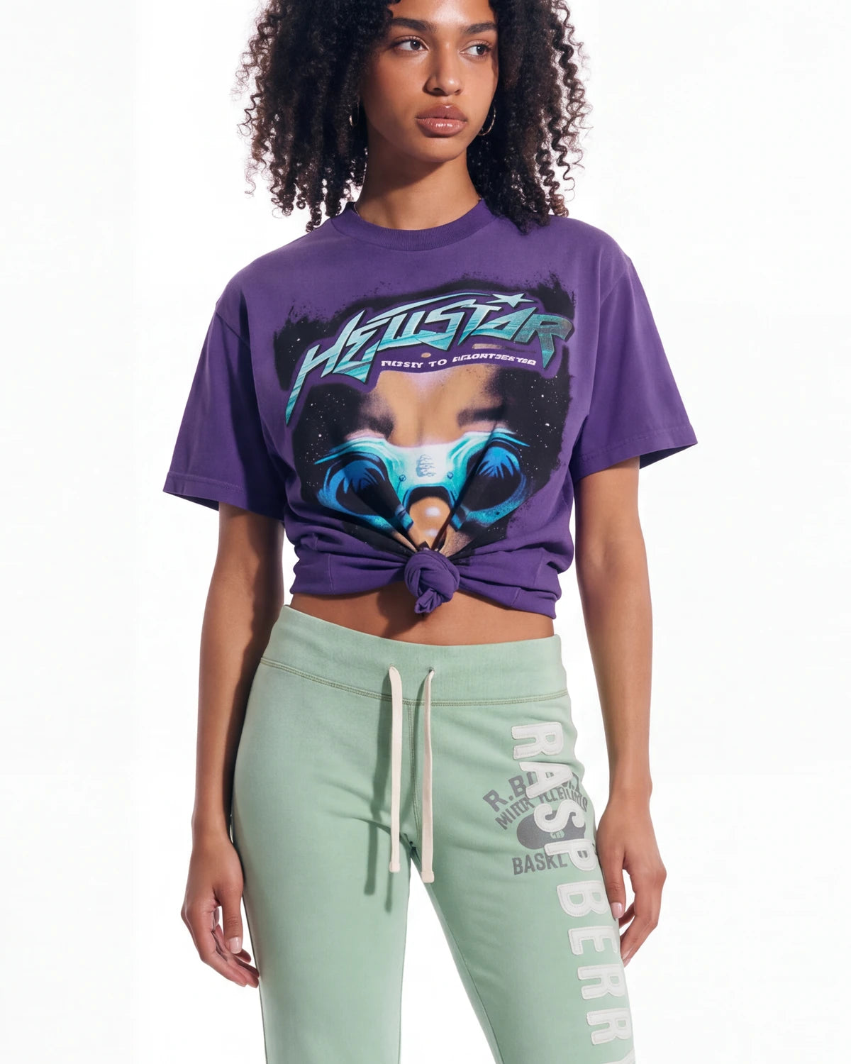 Hellstar Goggles Tee Purple