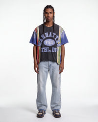 Vale Forever Manhattan Multi Color Thrashed Tee Black