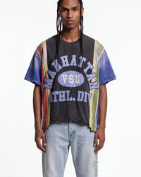 Vale Forever Manhattan Multi Color Thrashed Tee Black