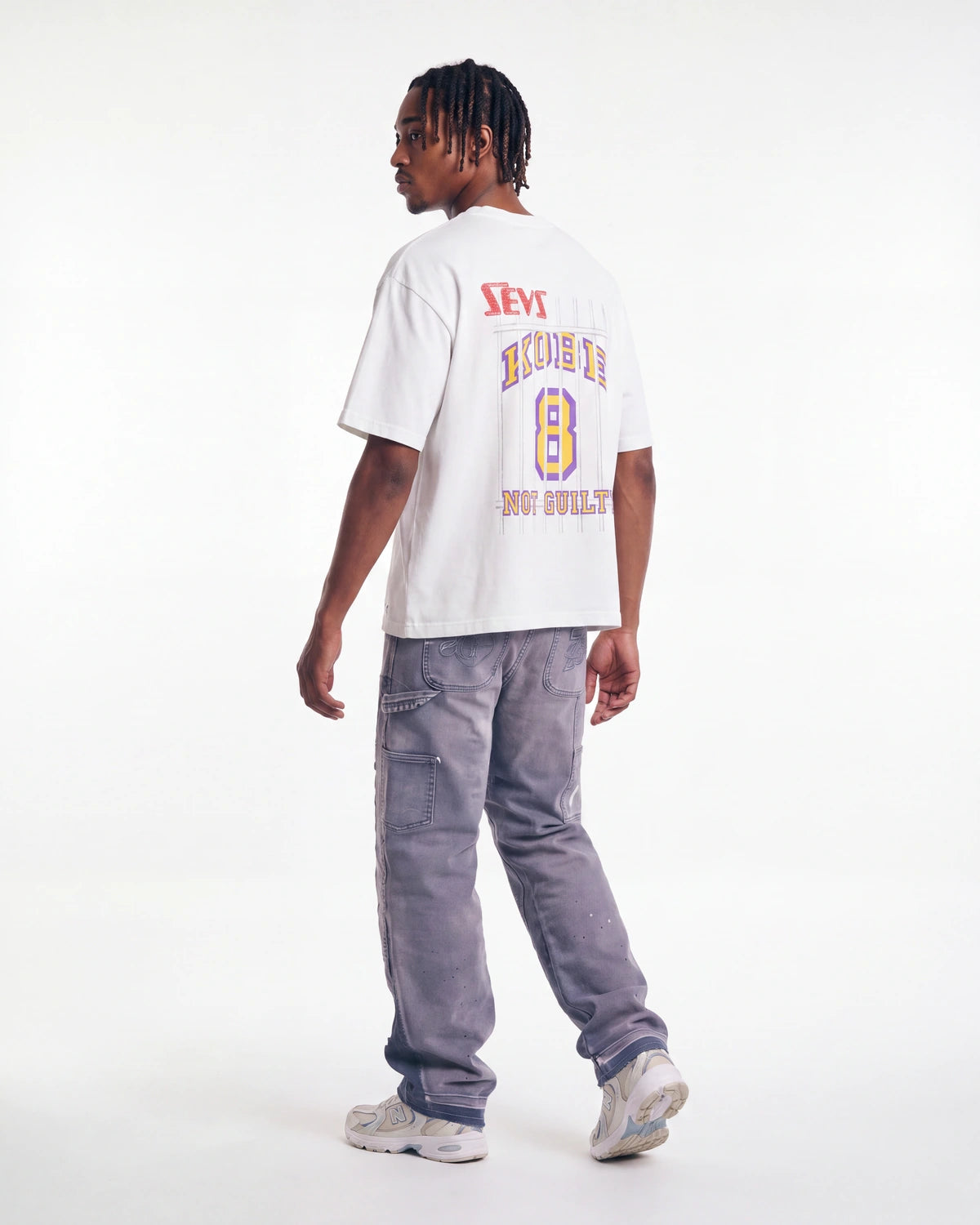Triple Sevens x Sniper Gang Flared Denim Grey/Blue