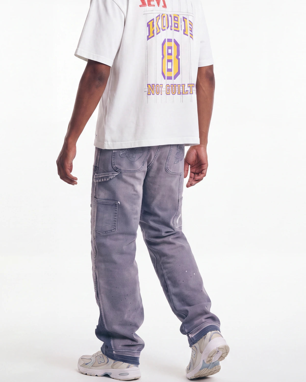 Triple Sevens x Sniper Gang Flared Denim Grey/Blue