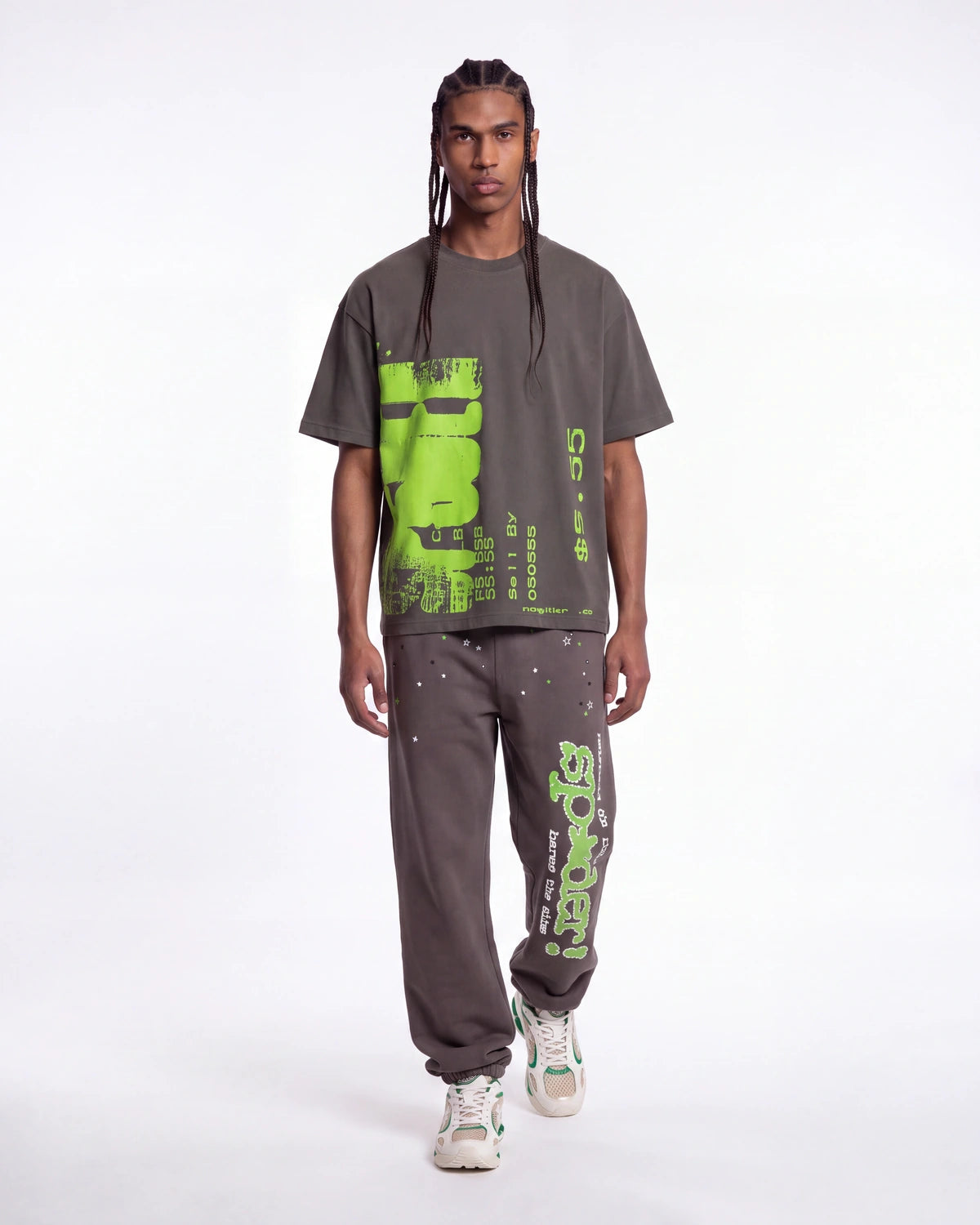 Sp5der Commerce Tee Slate Grey