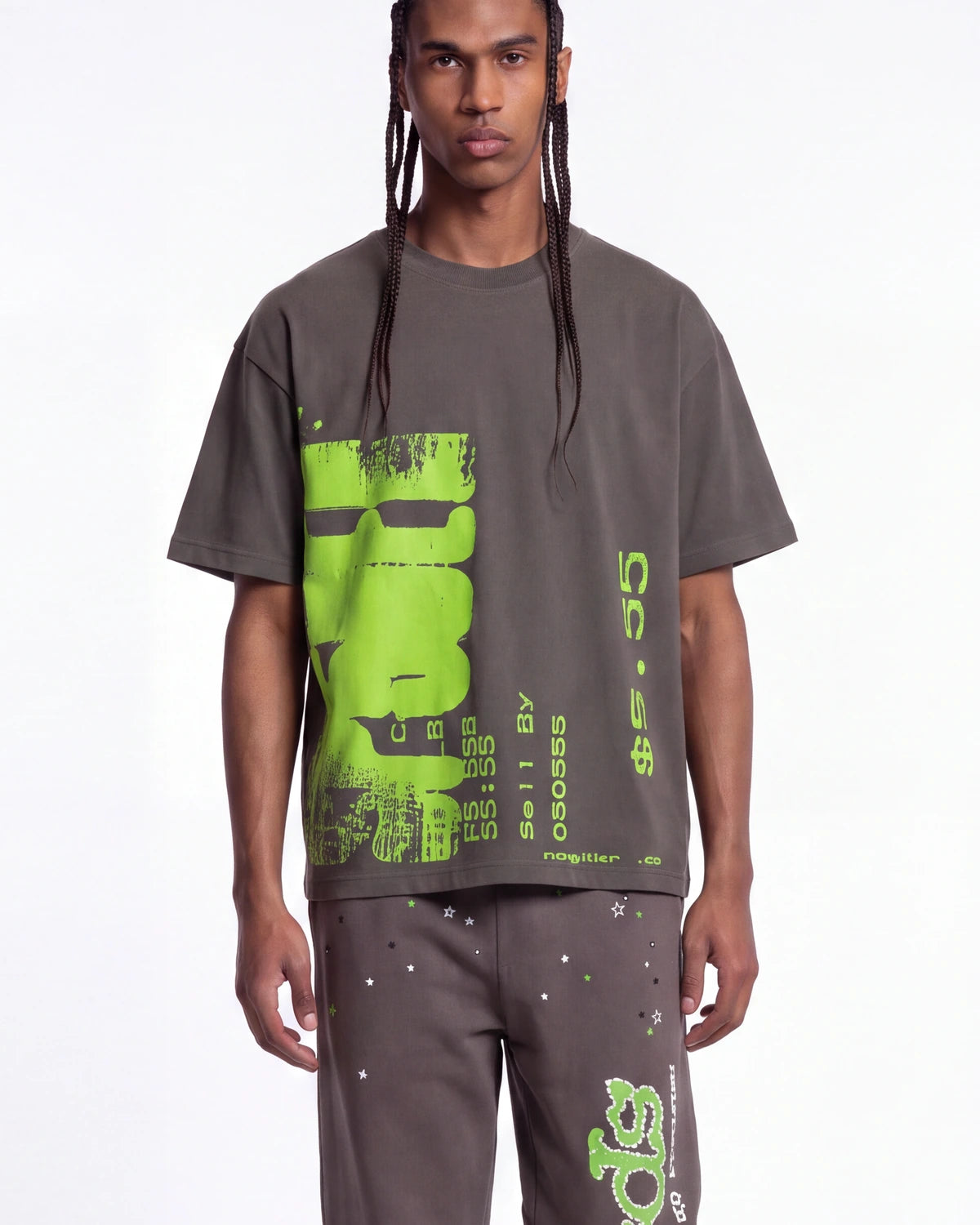Sp5der Commerce Tee Slate Grey