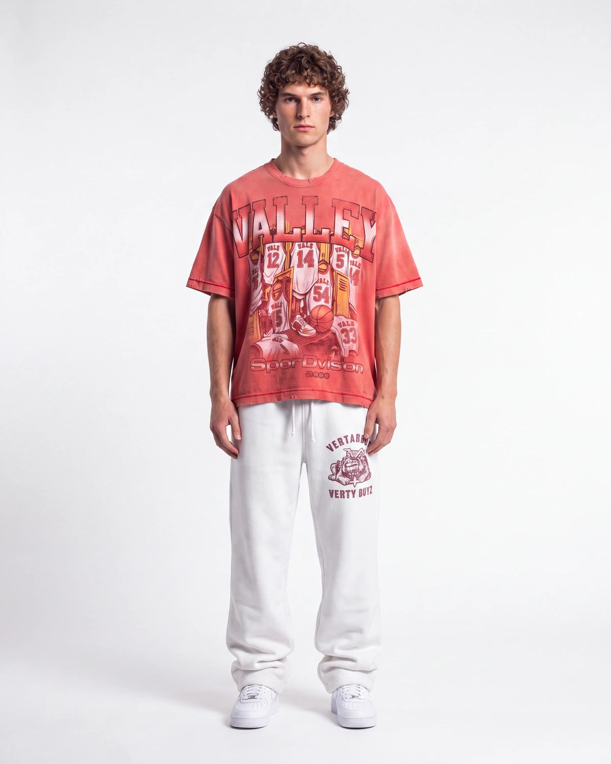 Vertabrae Sandlot Sweatpants White