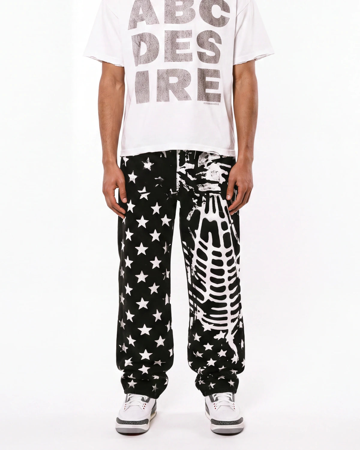 Sp5der Diplomat Denim Pants Black