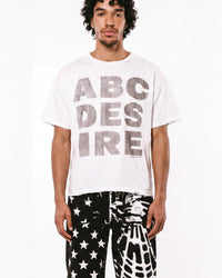 Bottega Desires ABC Desires Tee White